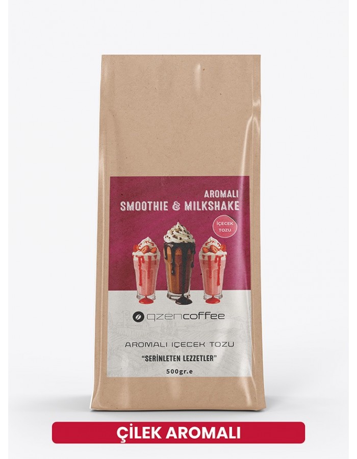 Çilek Milkshake & Smothie Tozu 1000 GR