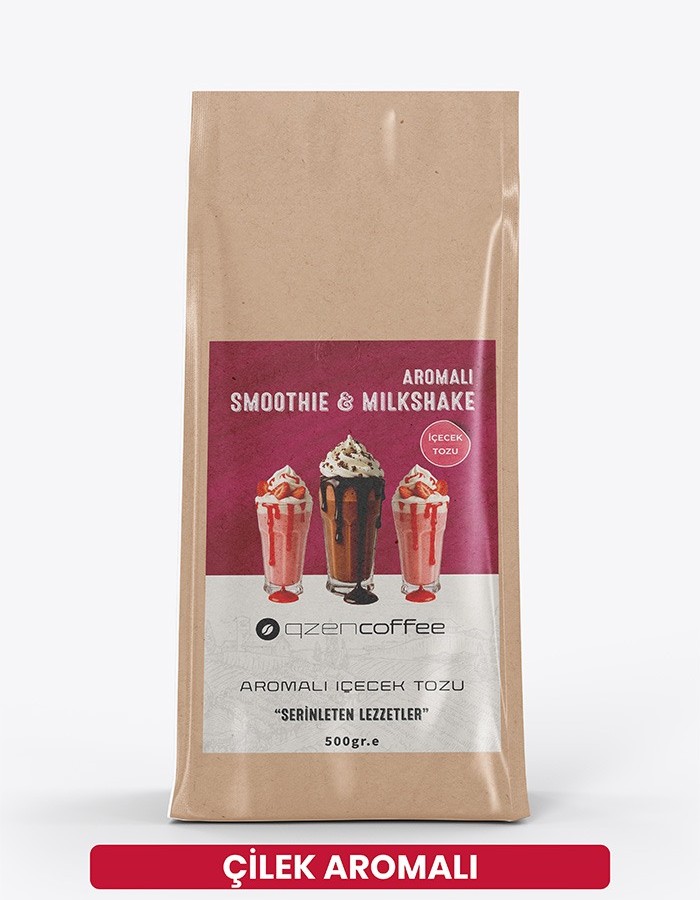Çilek Milkshake & Smothie Tozu 1000 GR