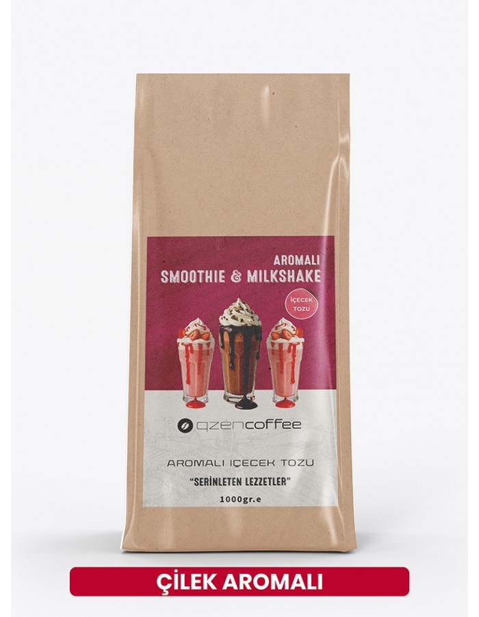 Çilek Milkshake & Smothie Tozu 1000 GR