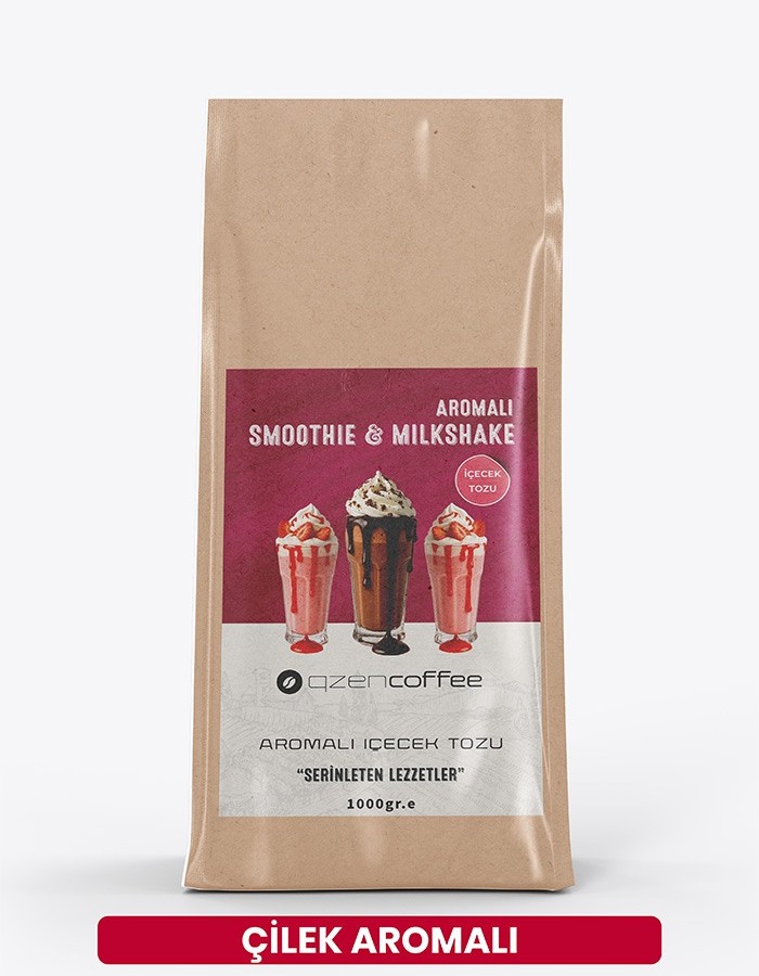 Çilek Milkshake & Smothie Tozu 1000 GR